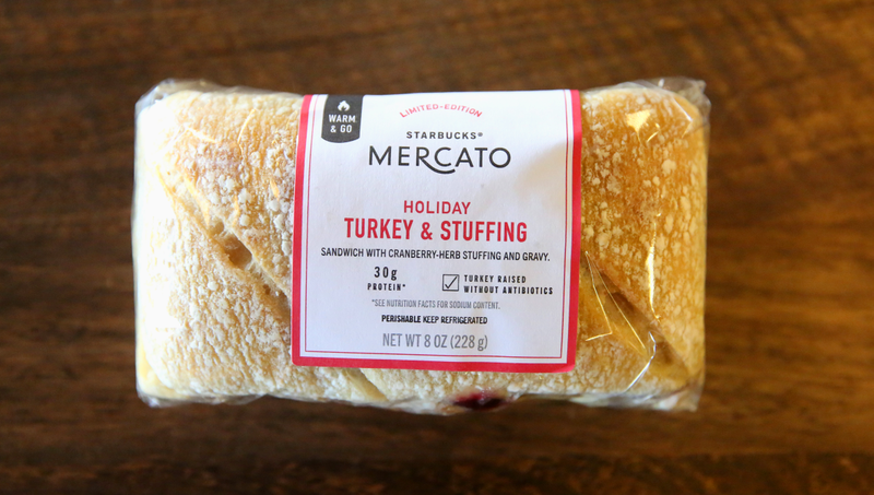 Illustration for article titled I may eat Starbucks’ Holiday Turkey & Stuffing Panini every day through 2018